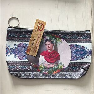 Native American Handcrafted Coin Purse NWT Tribal Artisan Zip Pouch